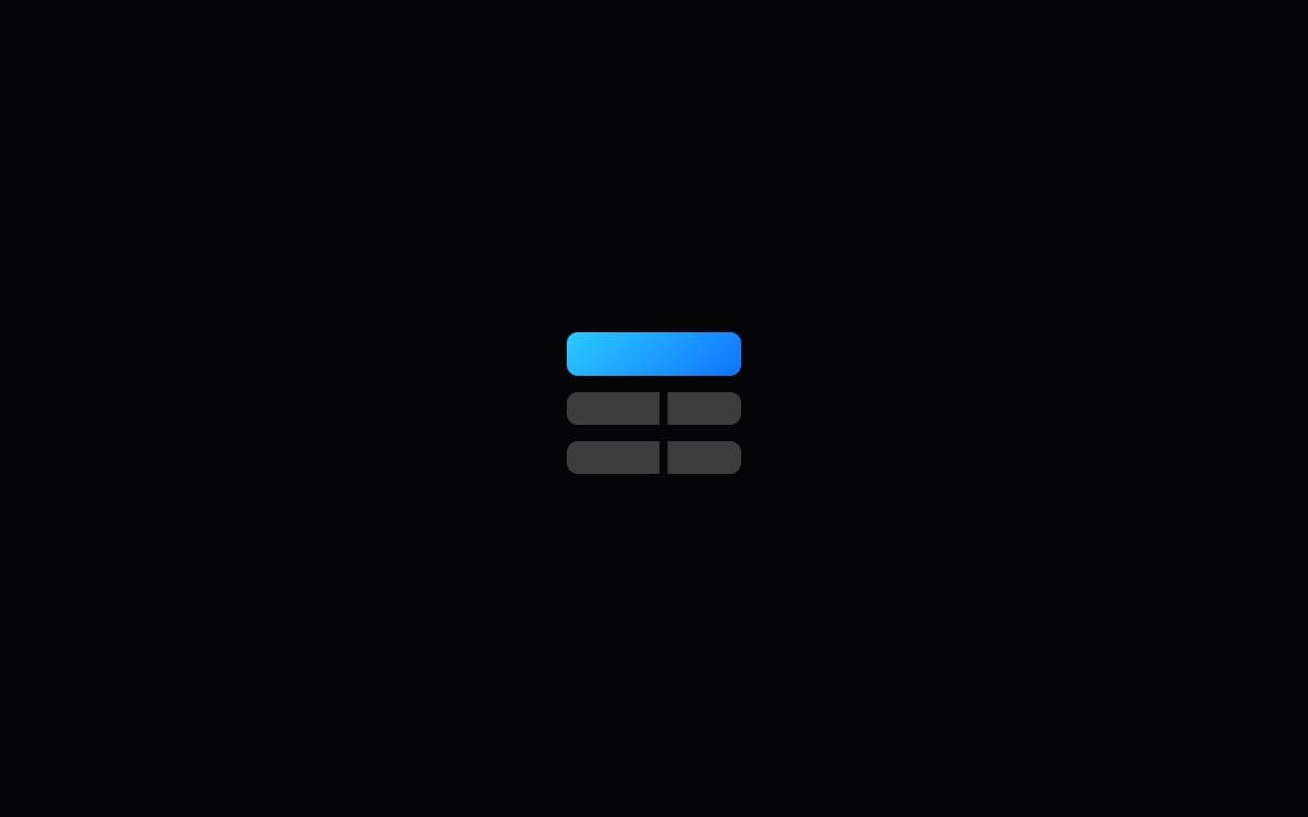 Roy UI logo: stacked table cells.